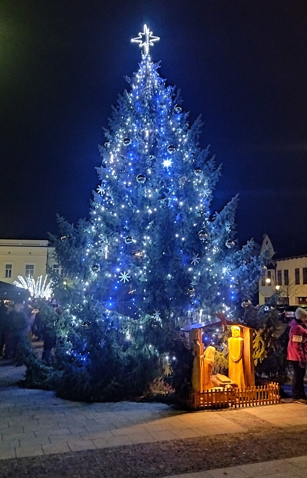 Vánoční strom v Holešově 2023